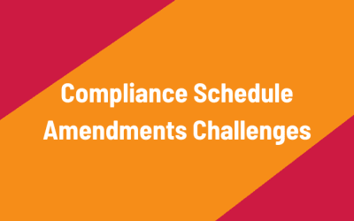 Heads Up re Compliance Schedule Amendments